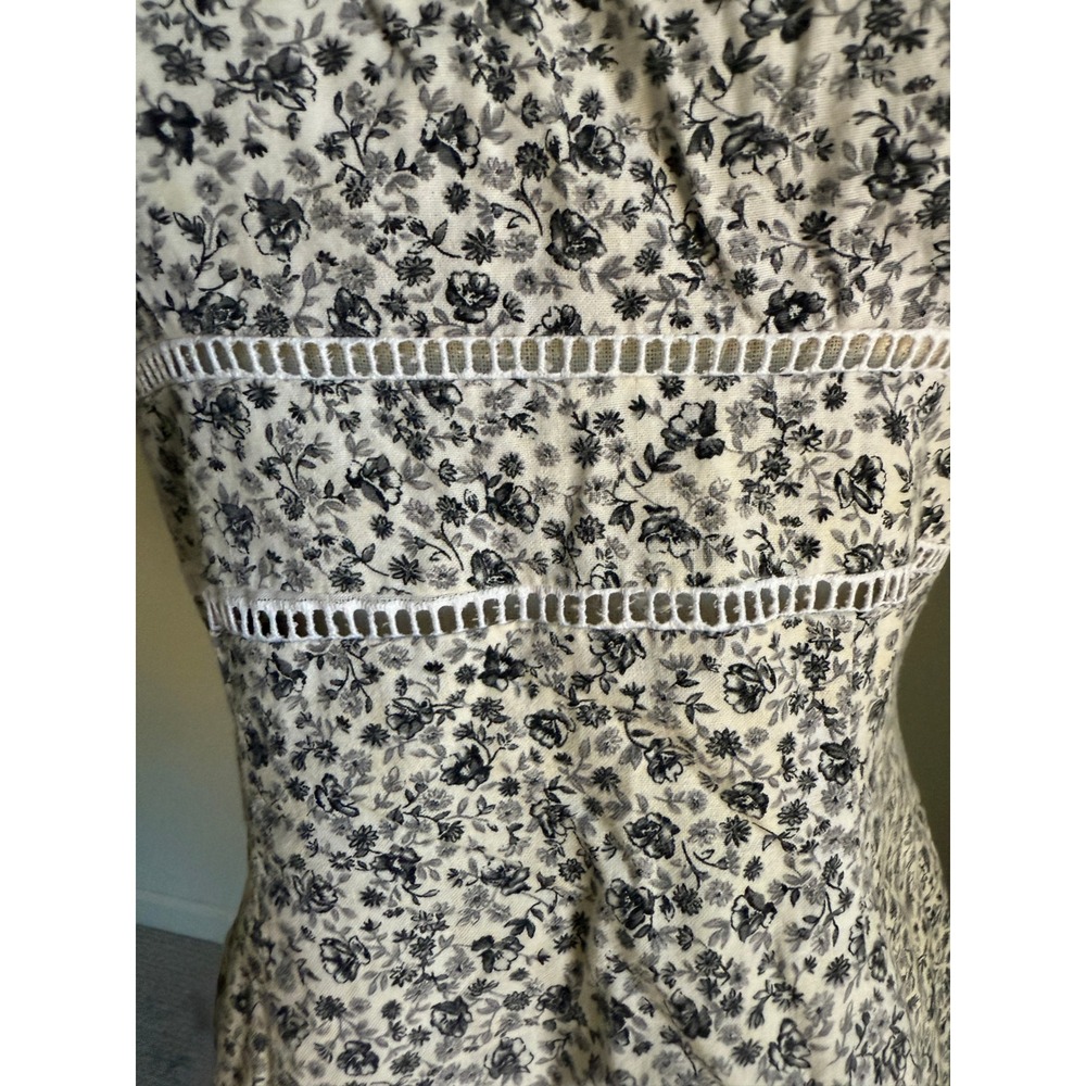 Y2K Vintage Babydoll Urban Life Floral Print Dress Sleeveless Mini Cottagecore 5 - Picture 3 of 9